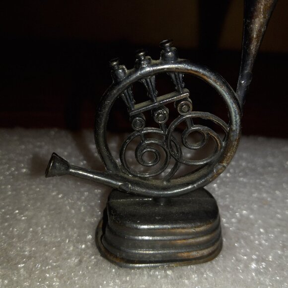 Miniature French Horn Vintage Pencil Sharpener Die Cast - Picture 2 of 7